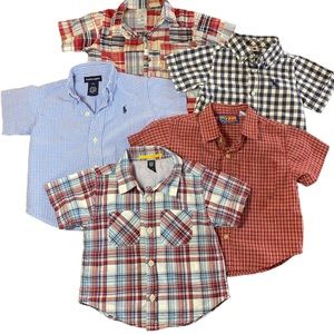 Lot of Short Sleeved Button Down Shirts